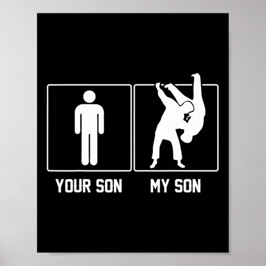 Your Son My Son Judo Karate Proud ポスター (正面)