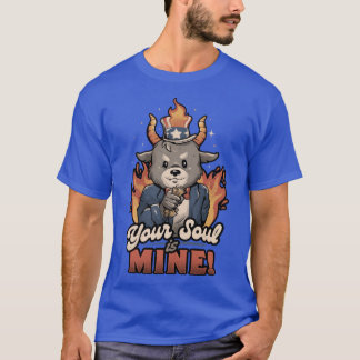 Your Soul is Mine Funny Evil Cute Baphomet Goth Gi Tシャツ