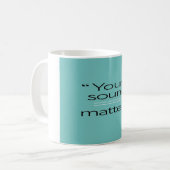 Your Sound Matters オプション2 コーヒーマグカップ (正面左)