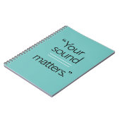 Your Sound Matters オプション2 ノートブック (左側)
