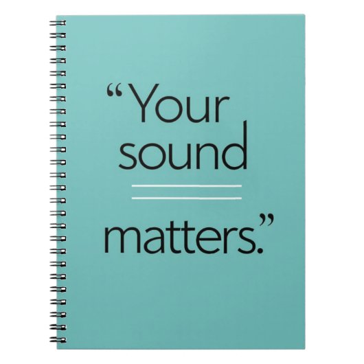 Your Sound Matters オプション2 ノートブック (正面)
