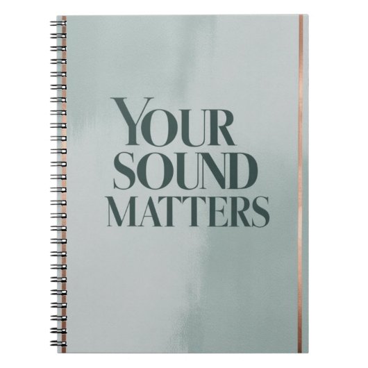 Your Sound Matters オプション3 ノートブック (正面)