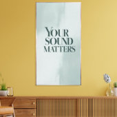 Your Sound Matters 3 キャンバスプリント (インサイチュ (リビング))