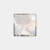 Your Squareフォトデザインと名前をカスタムする ポストイット (正面)