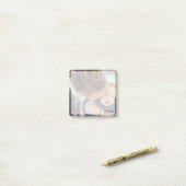 Your Squareフォトデザインと名前をカスタムする ポストイット (デスク上)