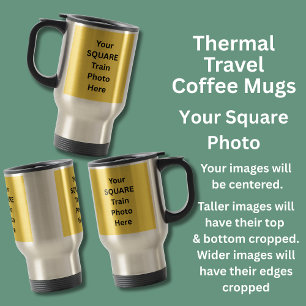 Your Square Train Photos onタンブラー トラベルマグ