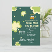 Your St. Patrick's Day party invitation card  セーブザデート (スタンド正面)