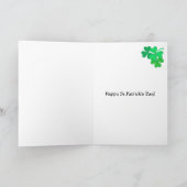 Your St Patrick's Leprechaun Cardのホーム カード (内部)