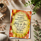 Your Story引用文かわいらし抽象芸術 カード