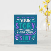 Your Story Is Not Over Stay  カード (黄色い花)