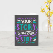Your Story Is Not Over Stay Premium  カード (黄色い花)