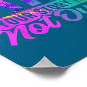 Your Story Is Not Over Stay Shirt Suicide Preventi ポスター (角)