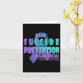 Your Story Is Not Over Stay Suicide Prevention Awa カード (黄色い花)
