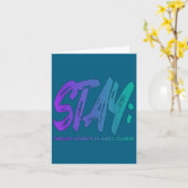 Your Story Is Not Over Stay Suicide Prevention Awa カード (黄色い花)