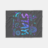 Your Story Is Not Over Stay Suicide Prevention Awa フリースブランケット (正面(横))