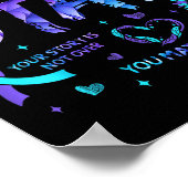 Your Story Is Not Over Stay Suicide Prevention Awa ポスター (角)