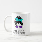 Your Story Is Worth Watching Suicide Prevention Aw コーヒーマグカップ (左)