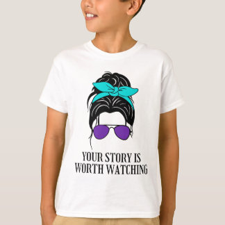 Your Story Is Worth Watching Suicide Prevention Aw Tシャツ