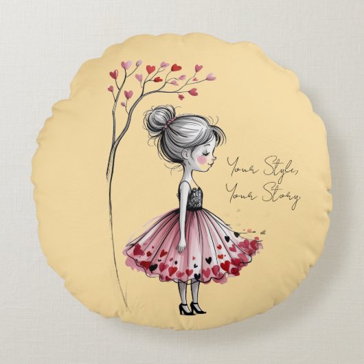 Your Style, Your Story. ラウンドクッション (正面)
