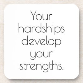 Your Surdible懸命プラスチックコースター コースター