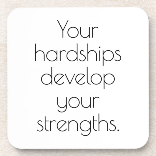 Your Surdible懸命プラスチックコースター コースター (正面)