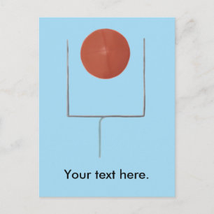 Your Text Here パーソナライズされた Football Postcard ポストカード