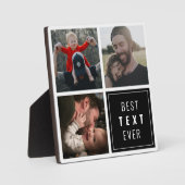 Your text here with custom photo フォトプラーク (正面)