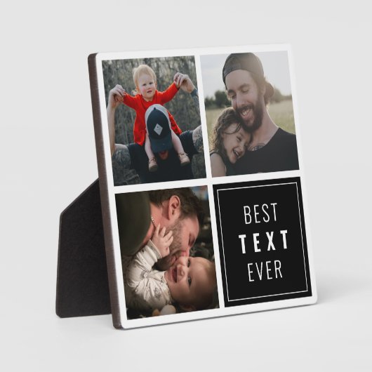 Your text here with custom photo フォトプラーク (正面)