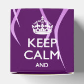 Your text on 保 Calm on  Purple Racing Flames フェイバーボックス (上部)