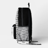 Your text on custom music notes backpacks. プリントバックパック (右)