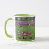 Your text Pights 飛んでいる Bird Garden Mugs マグカップ (左)