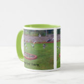 Your text Pights 飛んでいる Bird Garden Mugs マグカップ (正面左)