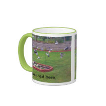 Your text Pights 飛んでいる Bird Garden Mugs