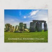 Your Text Stonehenge England Ancient Monument Site ポストカード (正面)