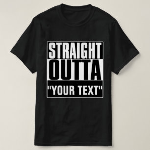 「YOUR TEXT」Tシャツをストレートアウトにした場合 Tシャツ