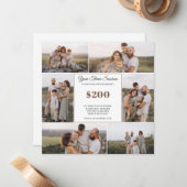 Your Theme Photography Mini Session Marketing ノートカード (正面/裏面インサイチュ)