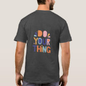 Your Thingスローガンコレクションデザイン Tシャツ (裏面)