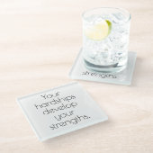 Your Thridge Glass Coaster ガラスコースター (アングル)