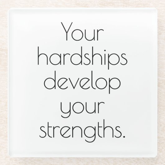 Your Thridge Glass Coaster ガラスコースター (正面)