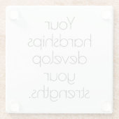 Your Thridge Glass Coaster ガラスコースター (裏面)