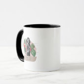 "Your time is sacred" mug マグカップ (正面左)