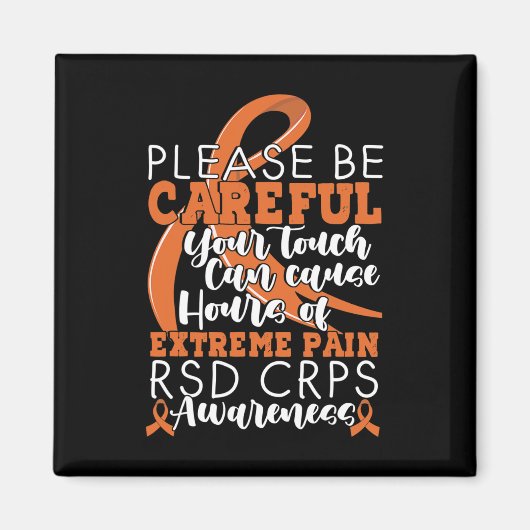 Your Touch Can Cause Extreme Pain Support Crps Awa マグネット (正面)