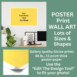 Your Train Photoプリント、バリューポスター紙 ポスター