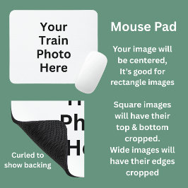 Your Train Photo Here マウスパッド