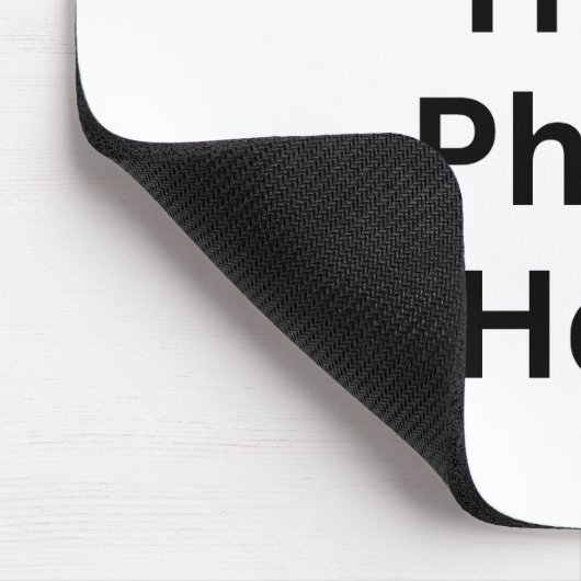 Your Train Photo Here マウスパッド (コーナー)