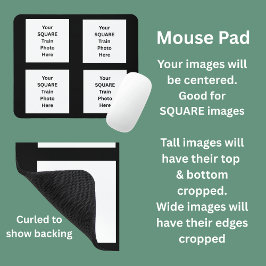 Your Train Photo Here 4 Squareの写真 マウスパッド