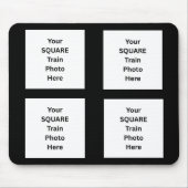 Your Train Photo Here 4 Squareの写真 マウスパッド (正面)