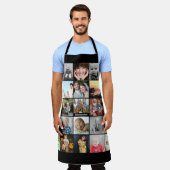 Your Vacation Yearフォトコラージュ エプロン (着用した状態)