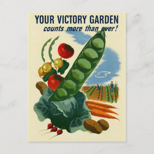 Your Victory Gardenはがき ポストカード (正面)
