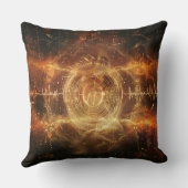 Your Voice is a Sigil — Mystical Frequency Art クッション (裏面)